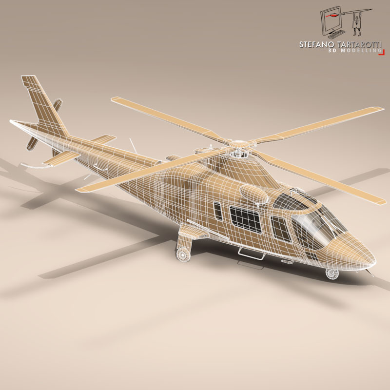 AW109 air ambulance 3D model_8