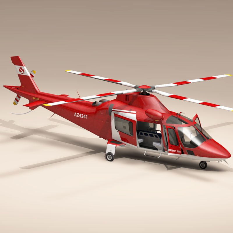 AW109 air ambulance 3D model_5
