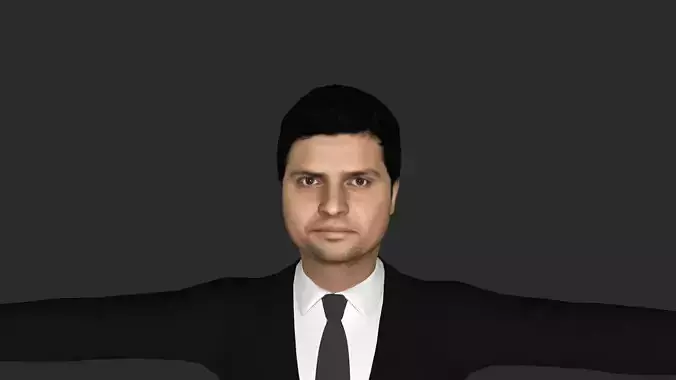 Suresh Raina Hyper Realistic Full Body Rigged Character 