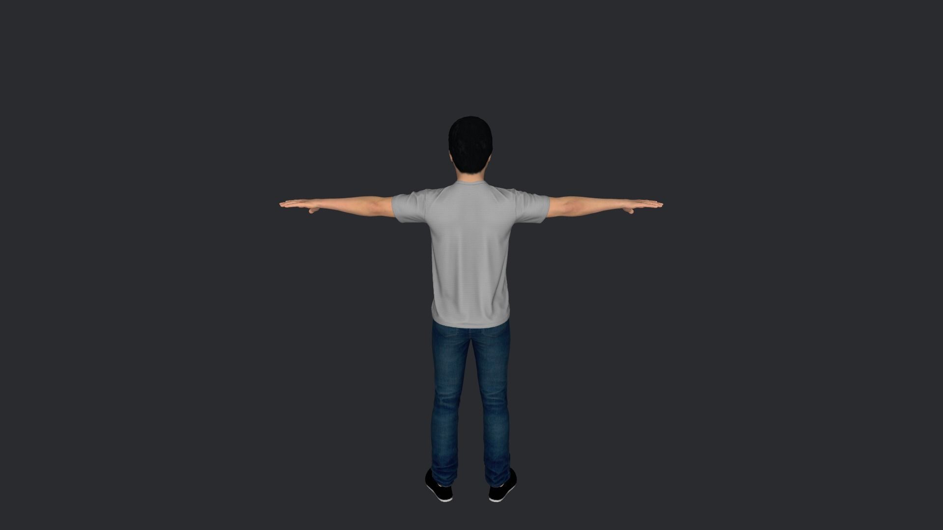 Suresh Raina Hyper Realistic Full Body Rigged Character 3D model_17