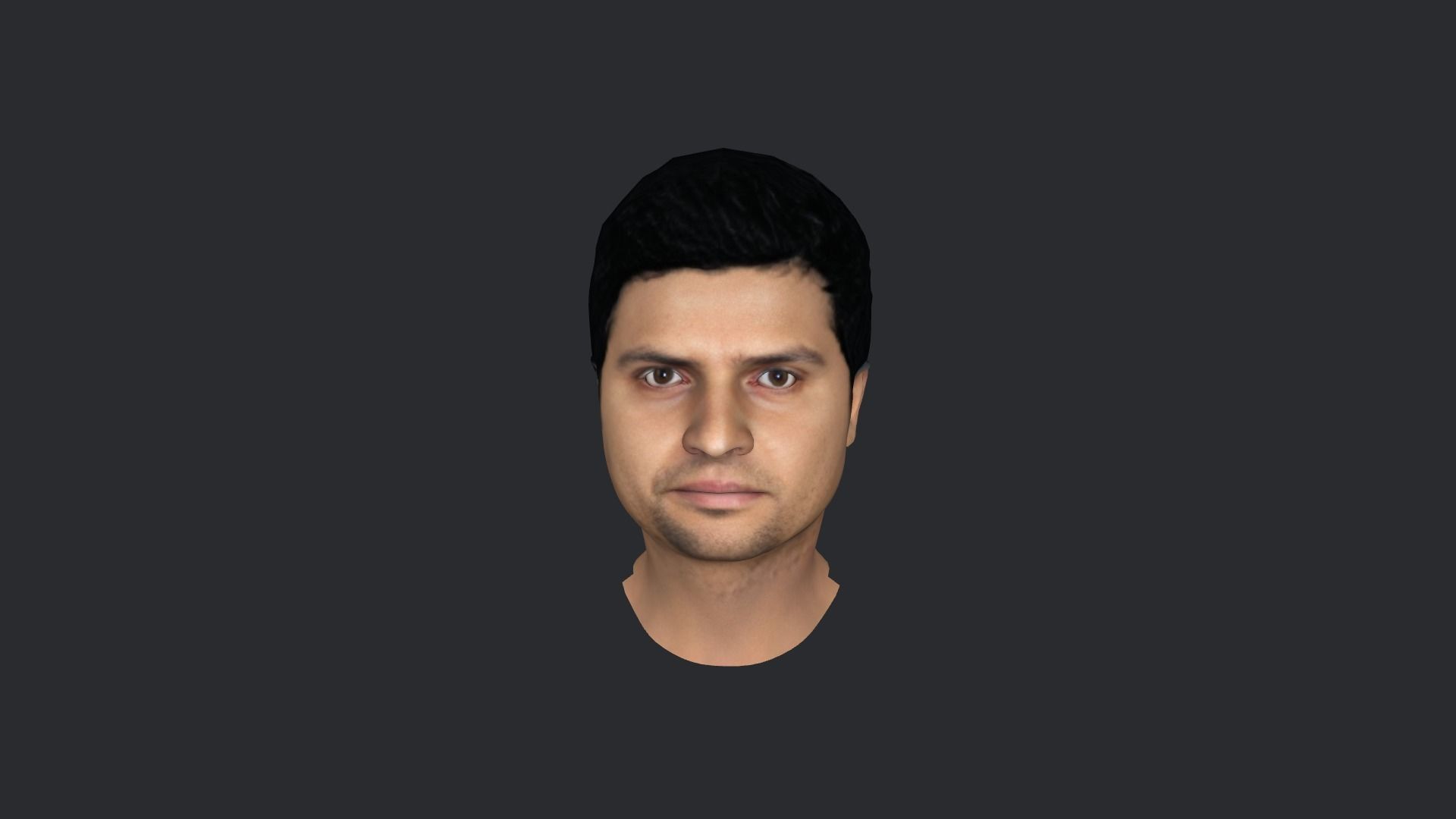 Suresh Raina Hyper Realistic Full Body Rigged Character 3D model_18