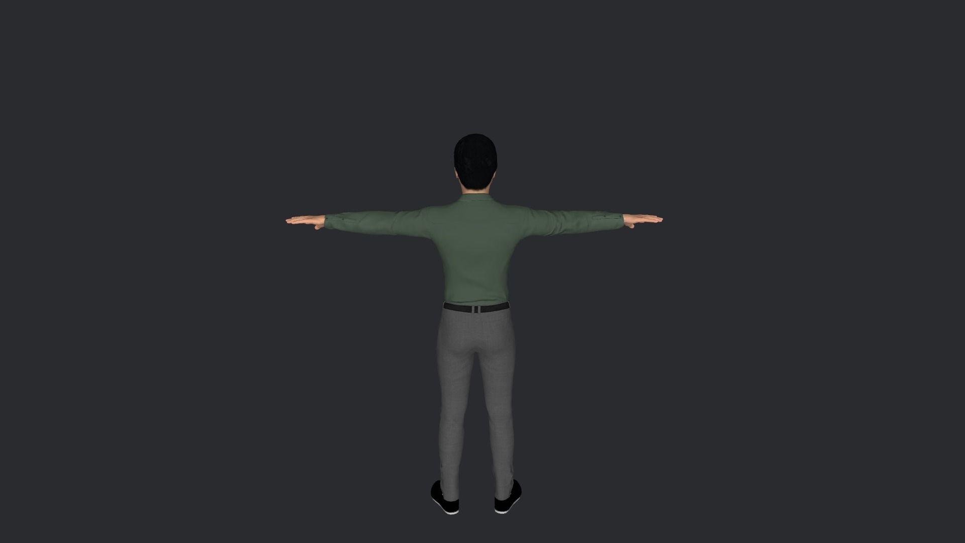 Suresh Raina Hyper Realistic Full Body Rigged Character 3D model_27