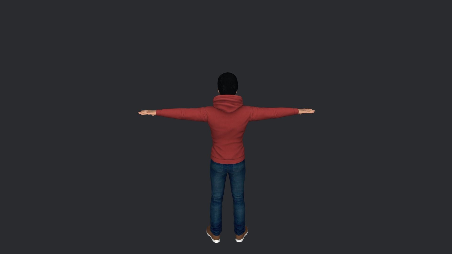 Suresh Raina Hyper Realistic Full Body Rigged Character 3D model_11