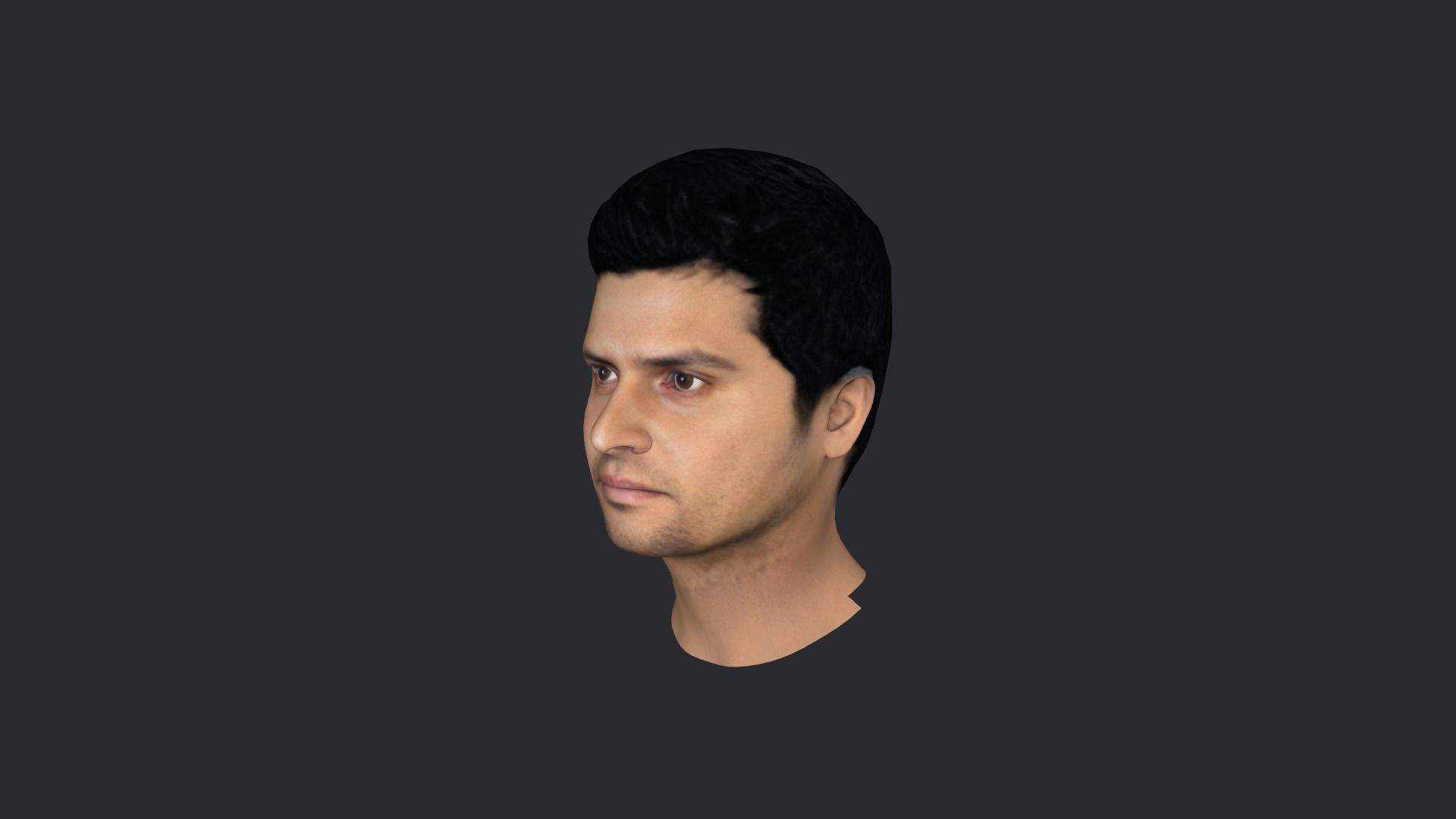 Suresh Raina Hyper Realistic Full Body Rigged Character 3D model_19