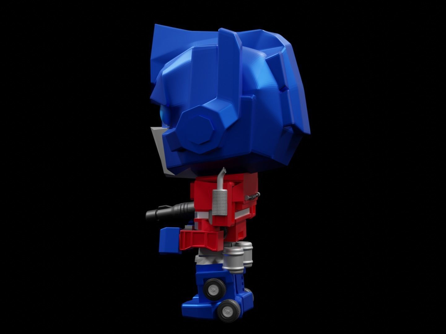 Optimus Prime Funko  pop 3D print model_16