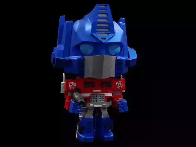 Optimus Prime Funko  pop 3D print model