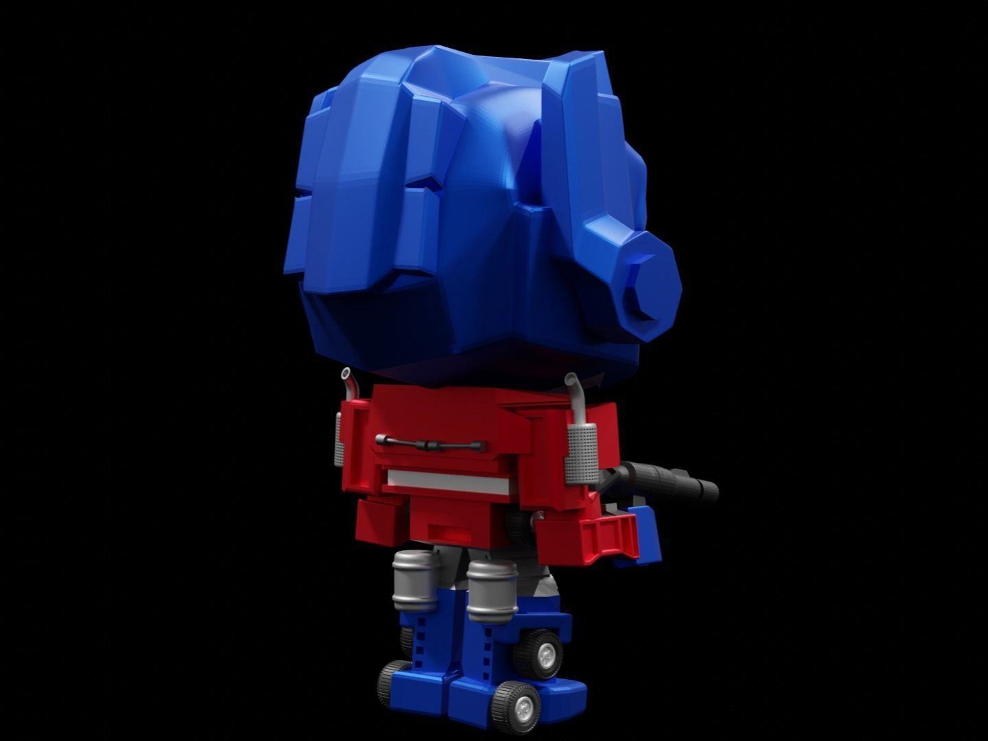 Optimus Prime Funko  pop 3D print model_13