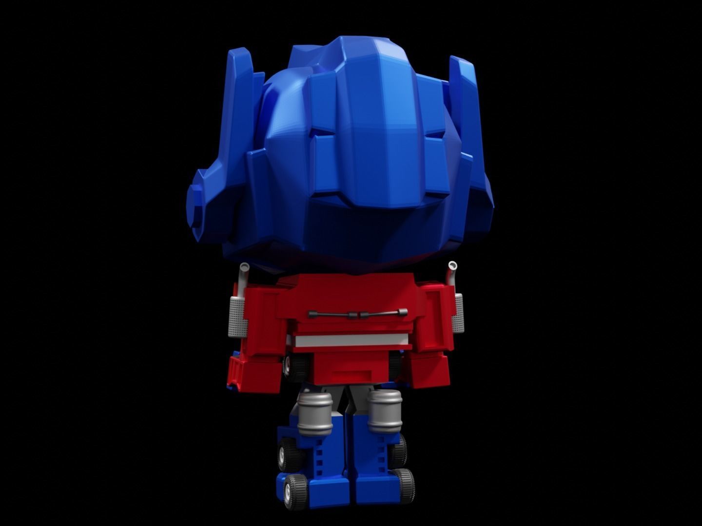 Optimus Prime Funko  pop 3D print model_14