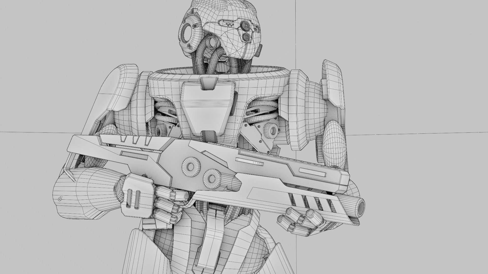 Battle droid Z  Rigged for Unreal Engine - Unity - MIXAMO 3D model_41