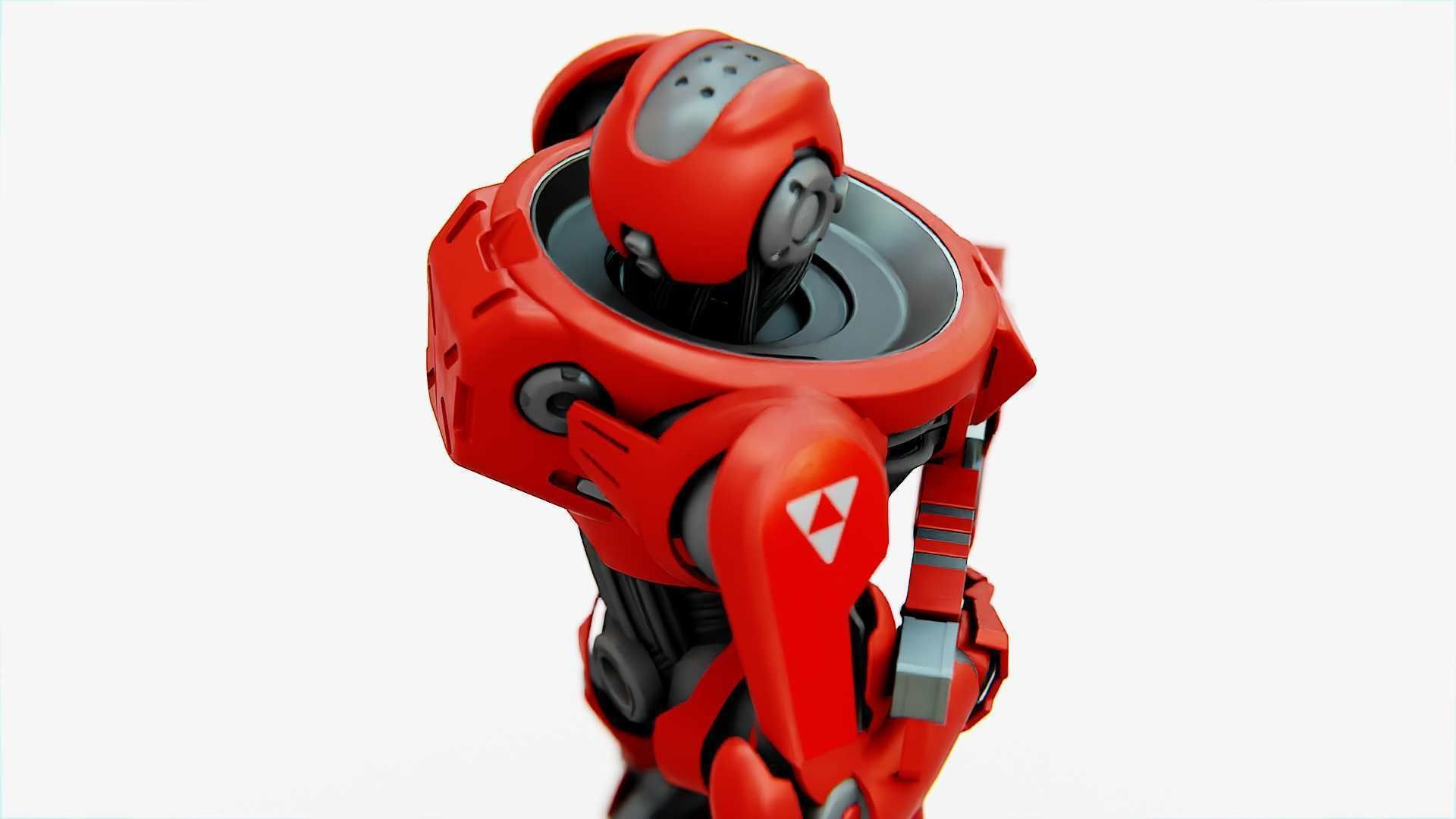 Battle droid Z  Rigged for Unreal Engine - Unity - MIXAMO 3D model_15