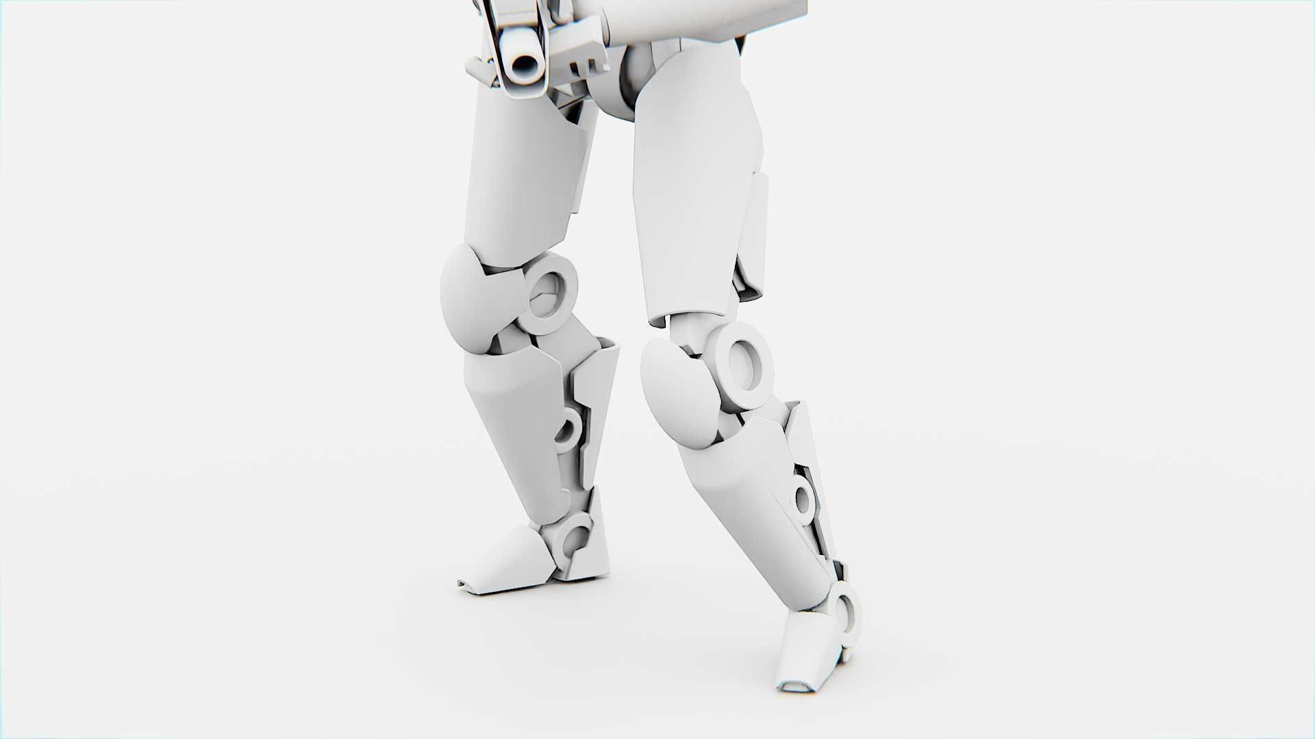 Battle droid Z  Rigged for Unreal Engine - Unity - MIXAMO 3D model_34