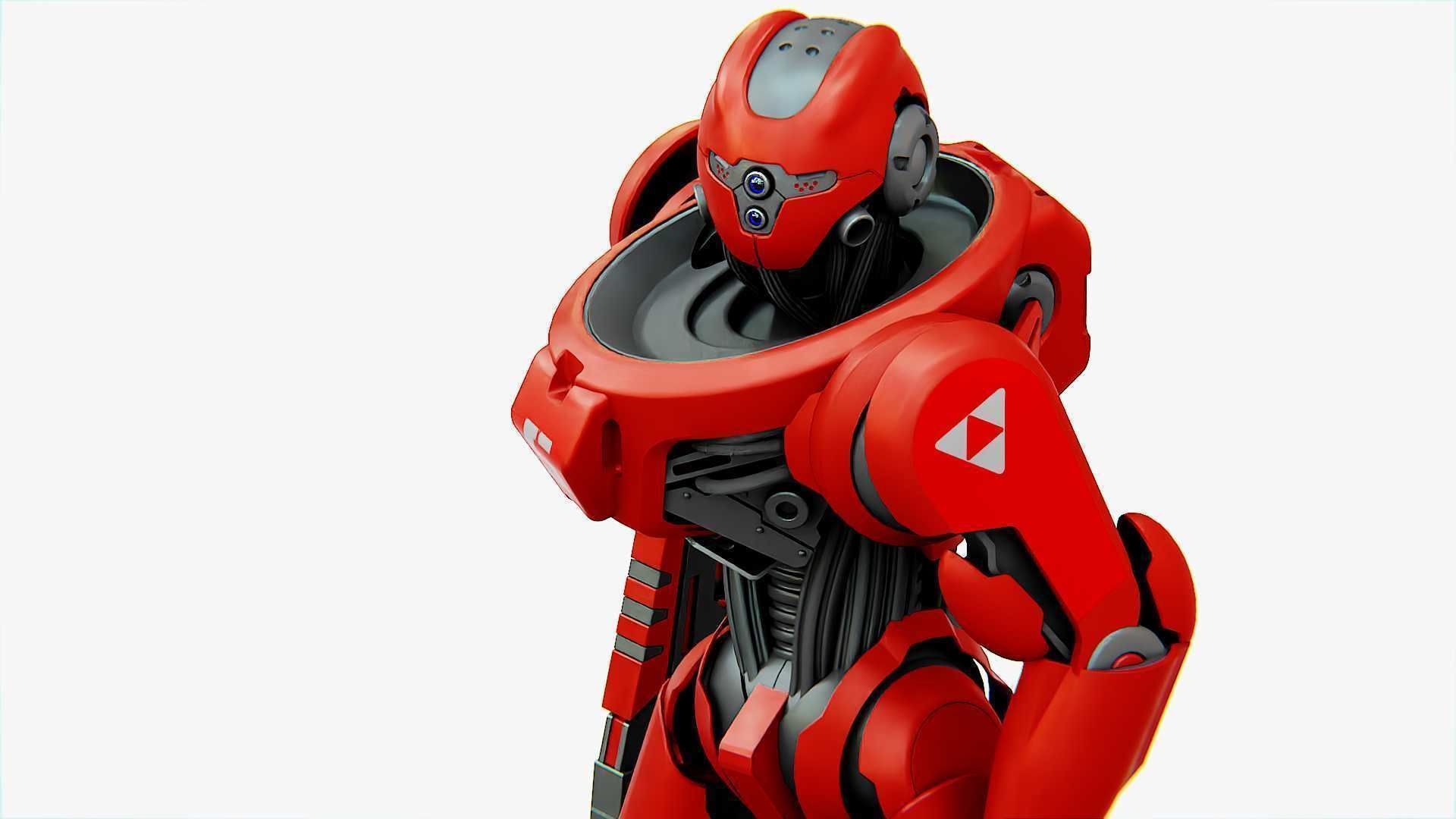 Battle droid Z  Rigged for Unreal Engine - Unity - MIXAMO 3D model_27