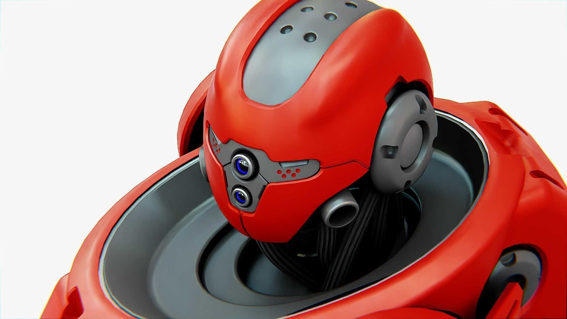 Battle droid Z  Rigged for Unreal Engine - Unity - MIXAMO 3D model_29