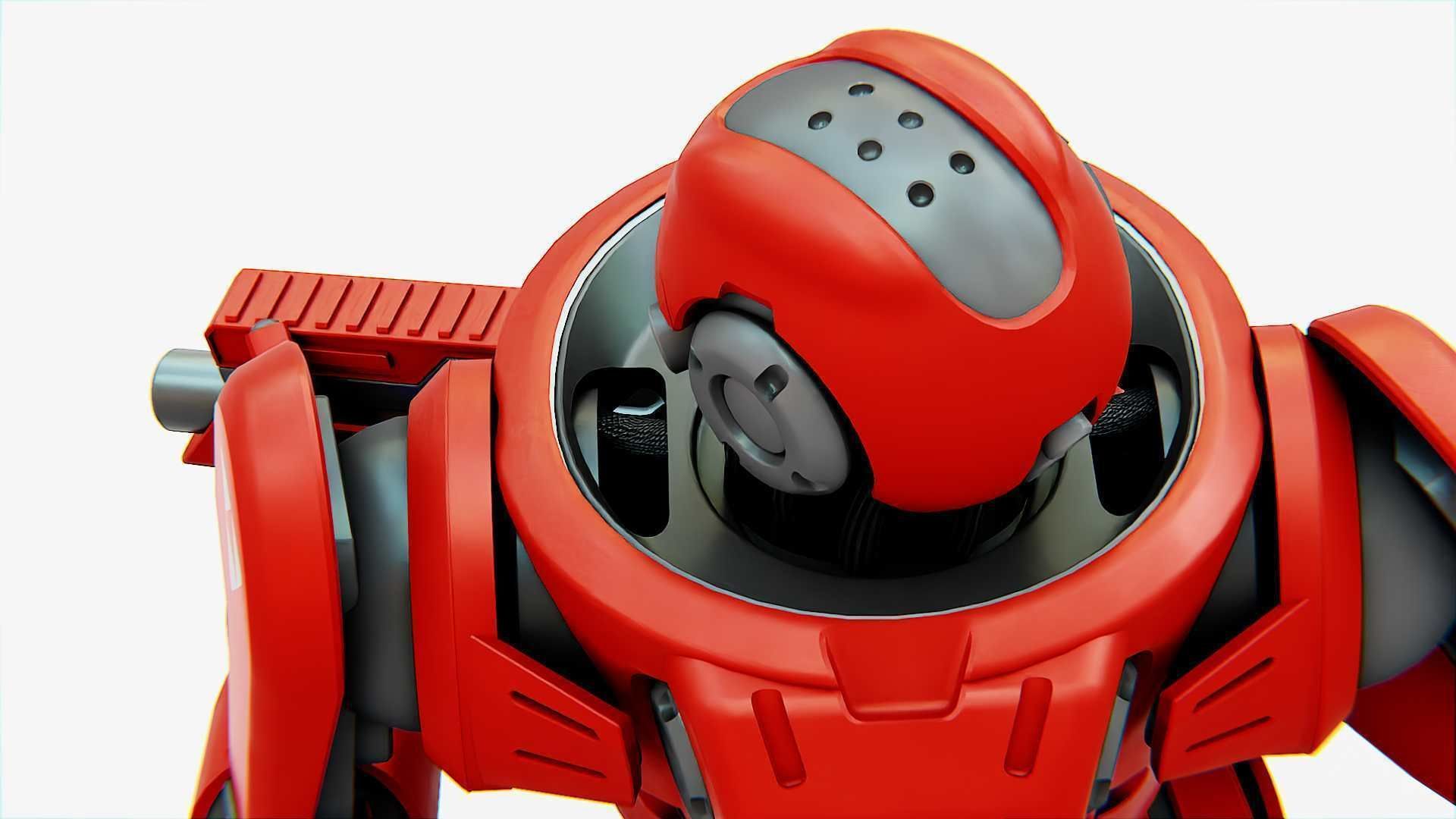 Battle droid Z  Rigged for Unreal Engine - Unity - MIXAMO 3D model_16