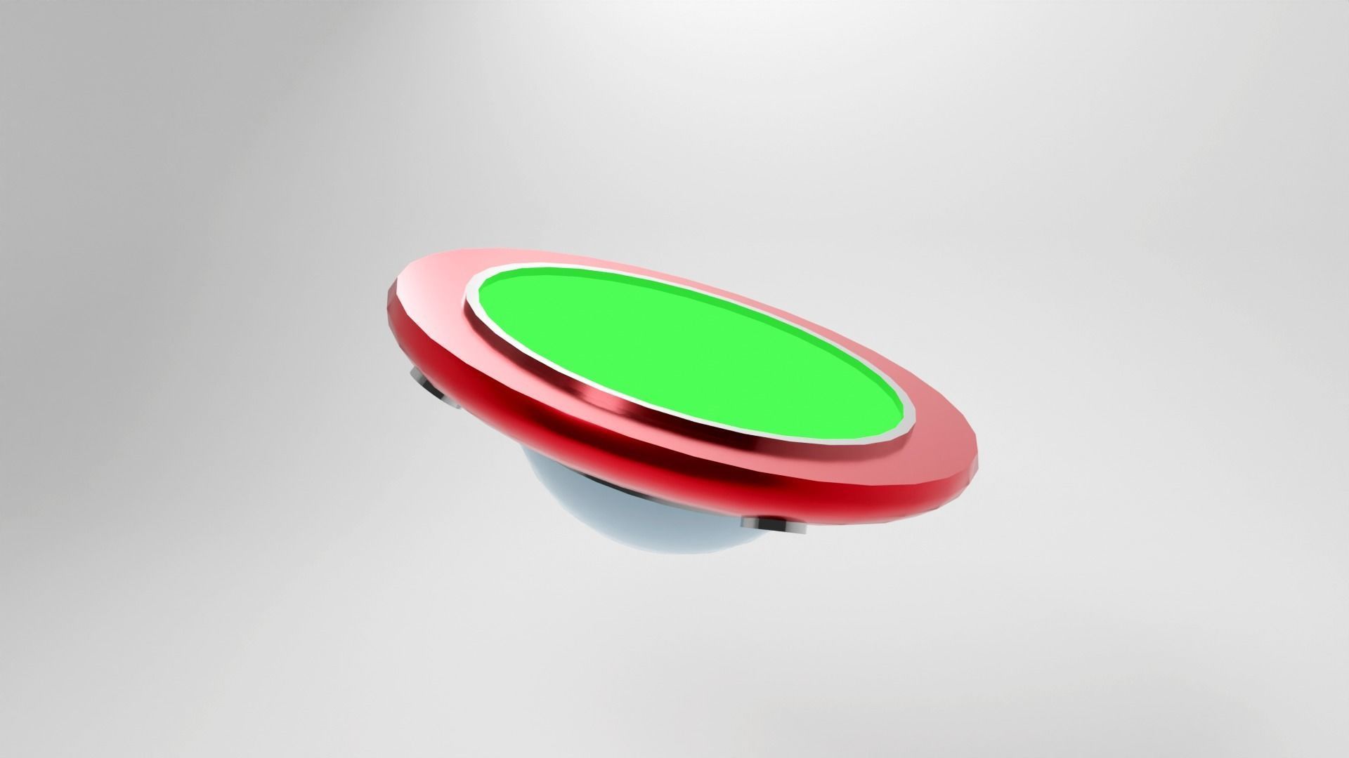 UFO spaceship 3d model Low-poly 3D model_15