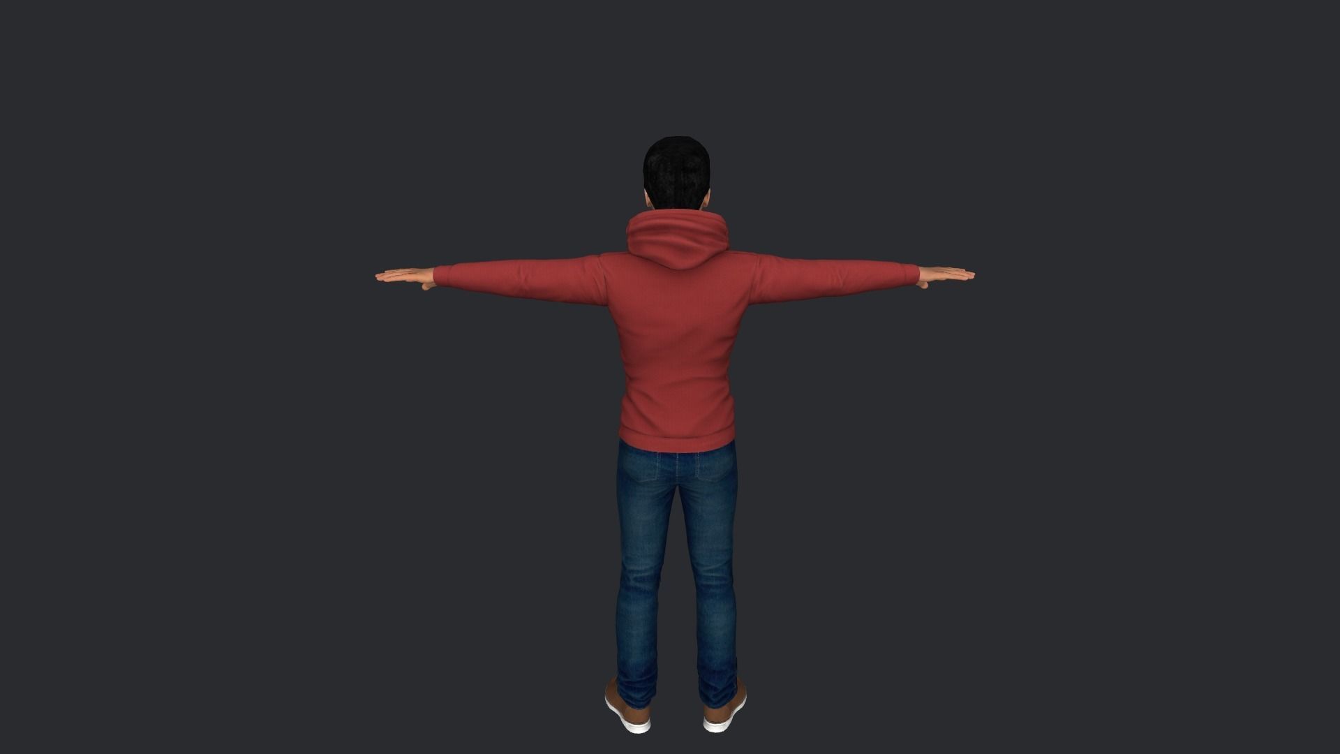 The Weeknd Hyper Realistic Full Body Rigged Character 3D model_15