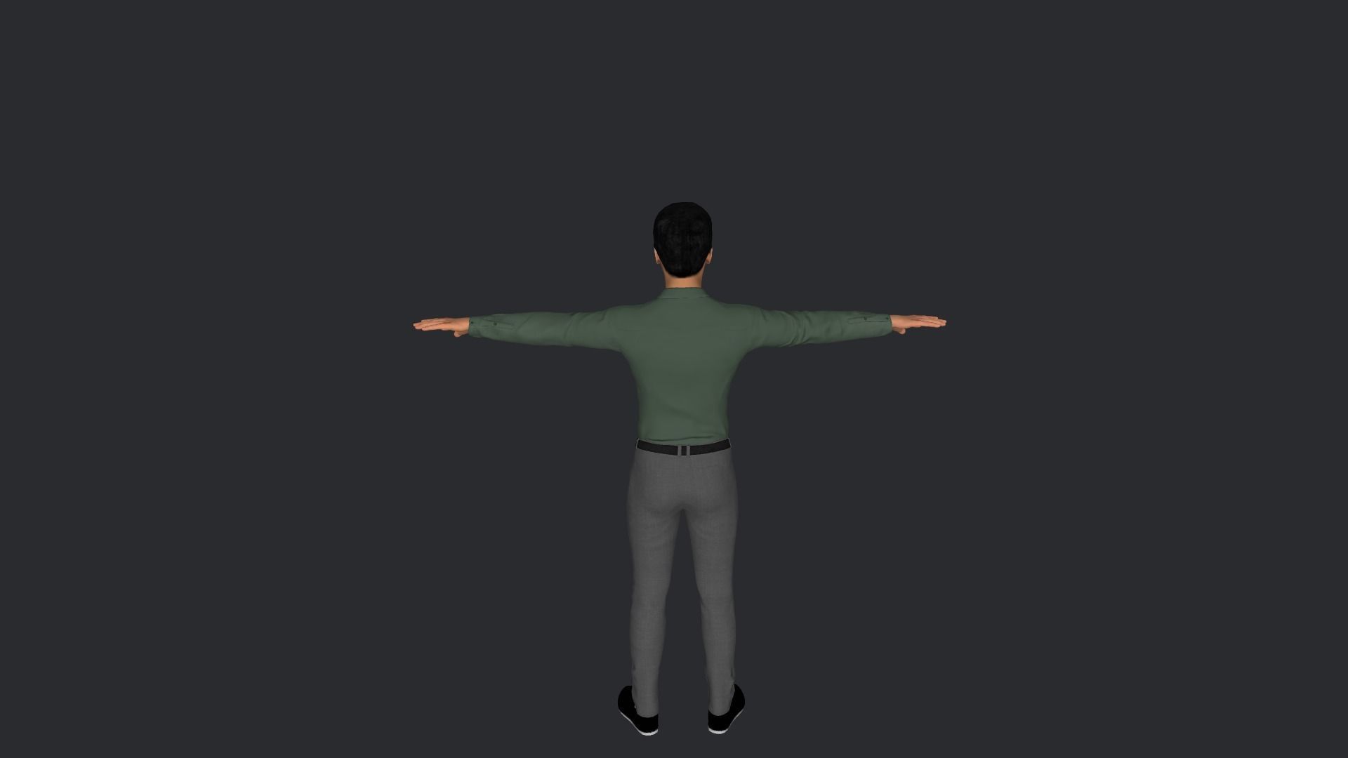 The Weeknd Hyper Realistic Full Body Rigged Character 3D model_4