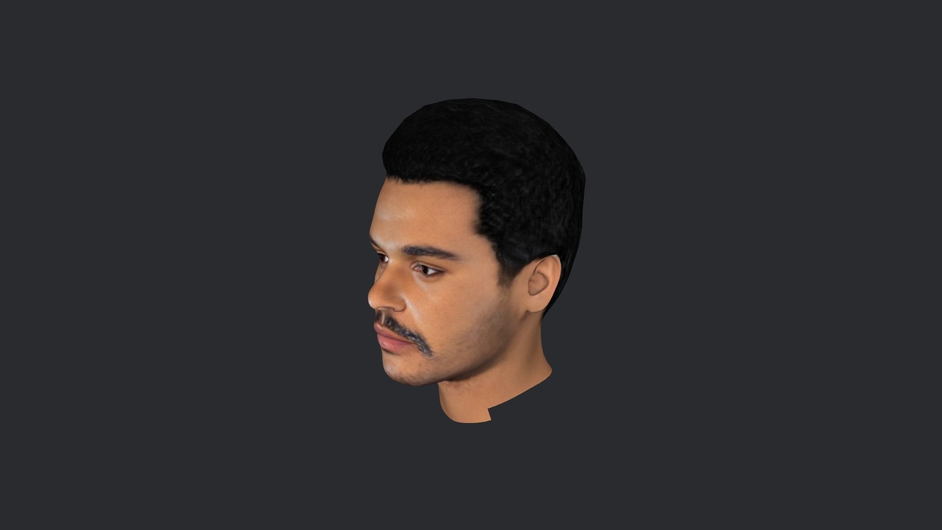 The Weeknd Hyper Realistic Full Body Rigged Character 3D model_24