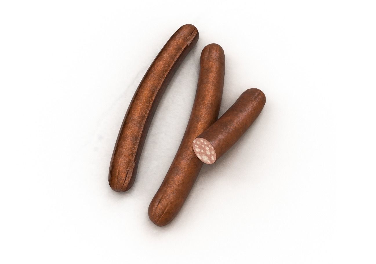 Sausages 3D model_1