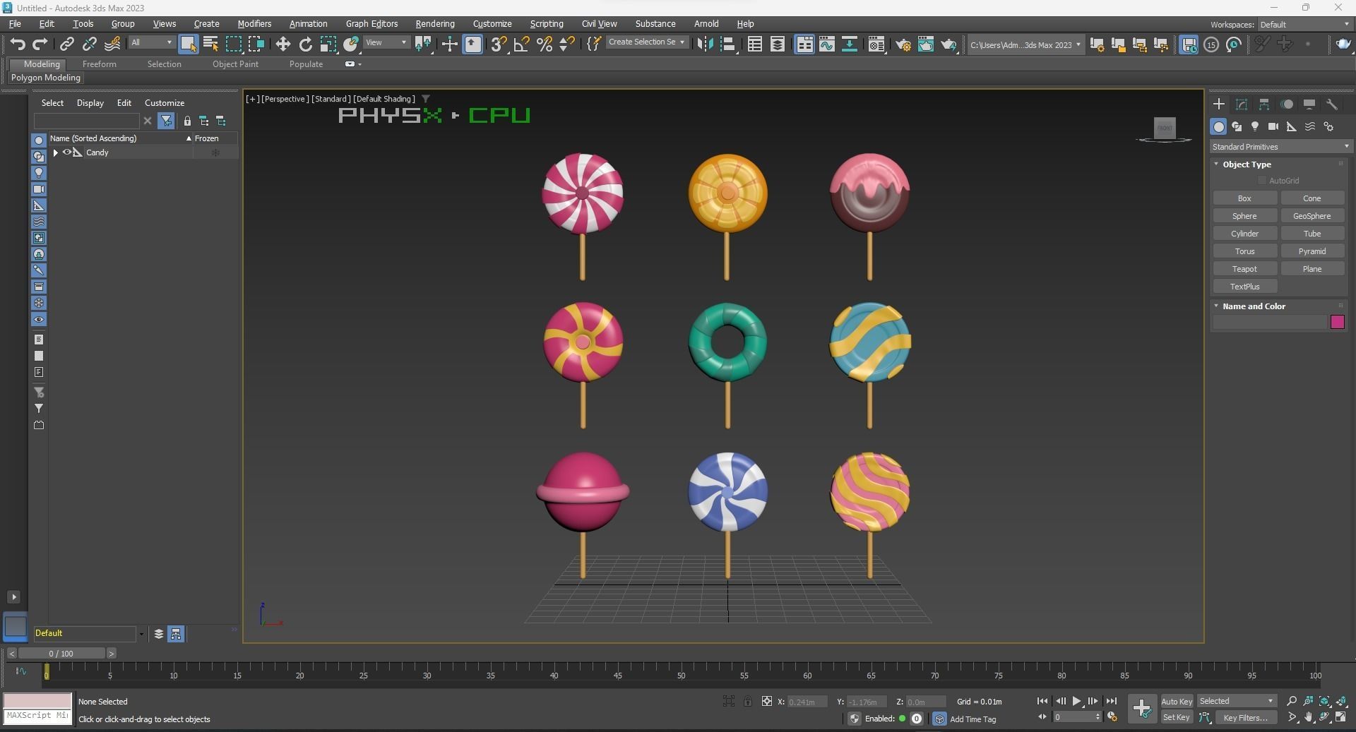 Candy Collection set of pins 1 3D model_7