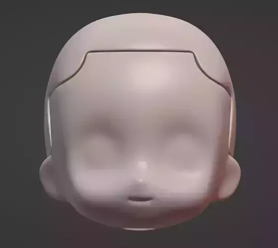 Nendoroid head  3D print model