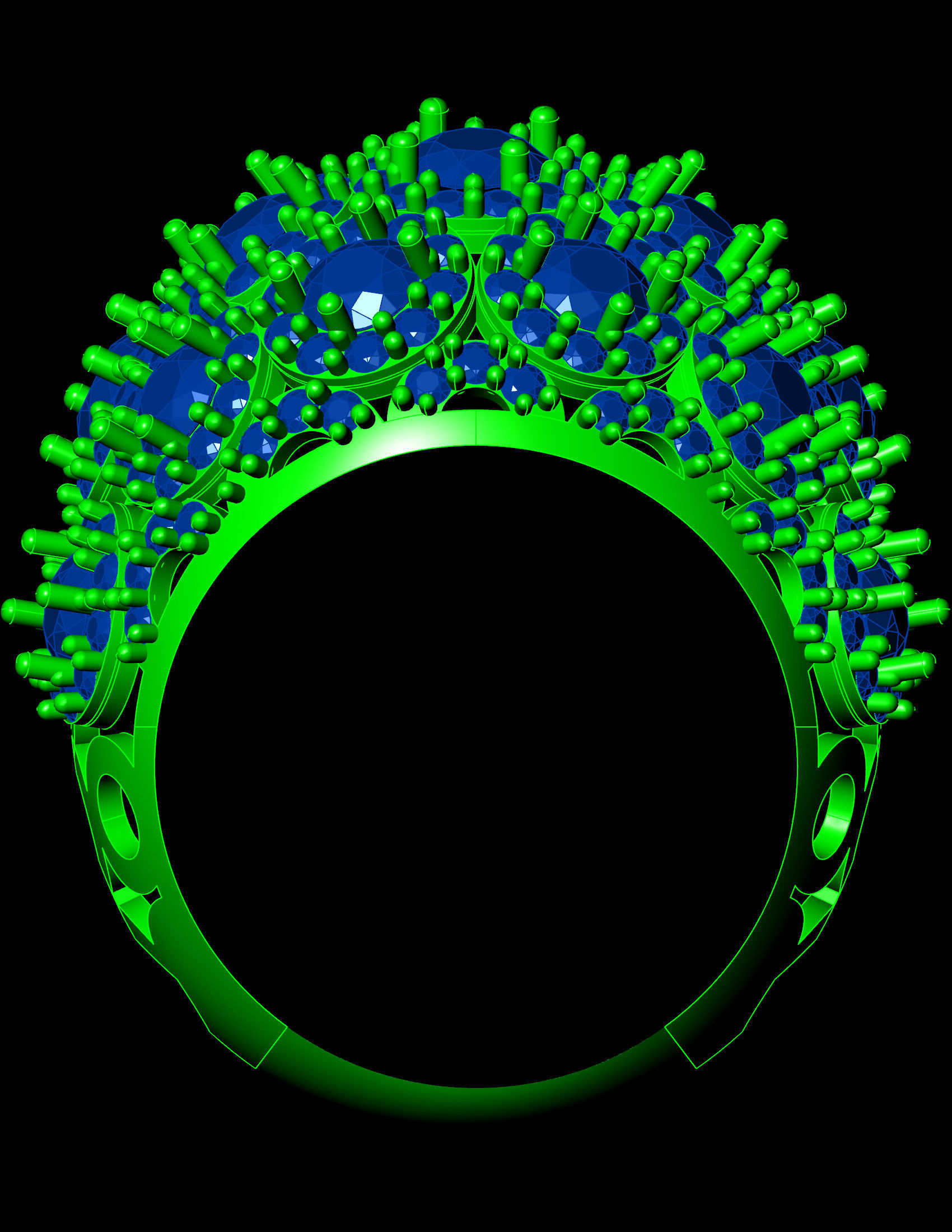 Special Ring A23 3D print model_11