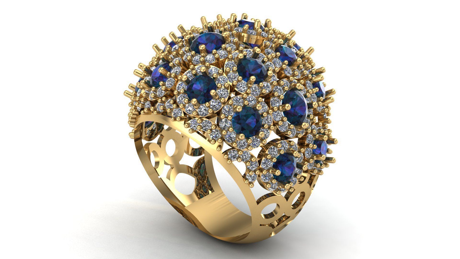 Special Ring A23 3D print model_5