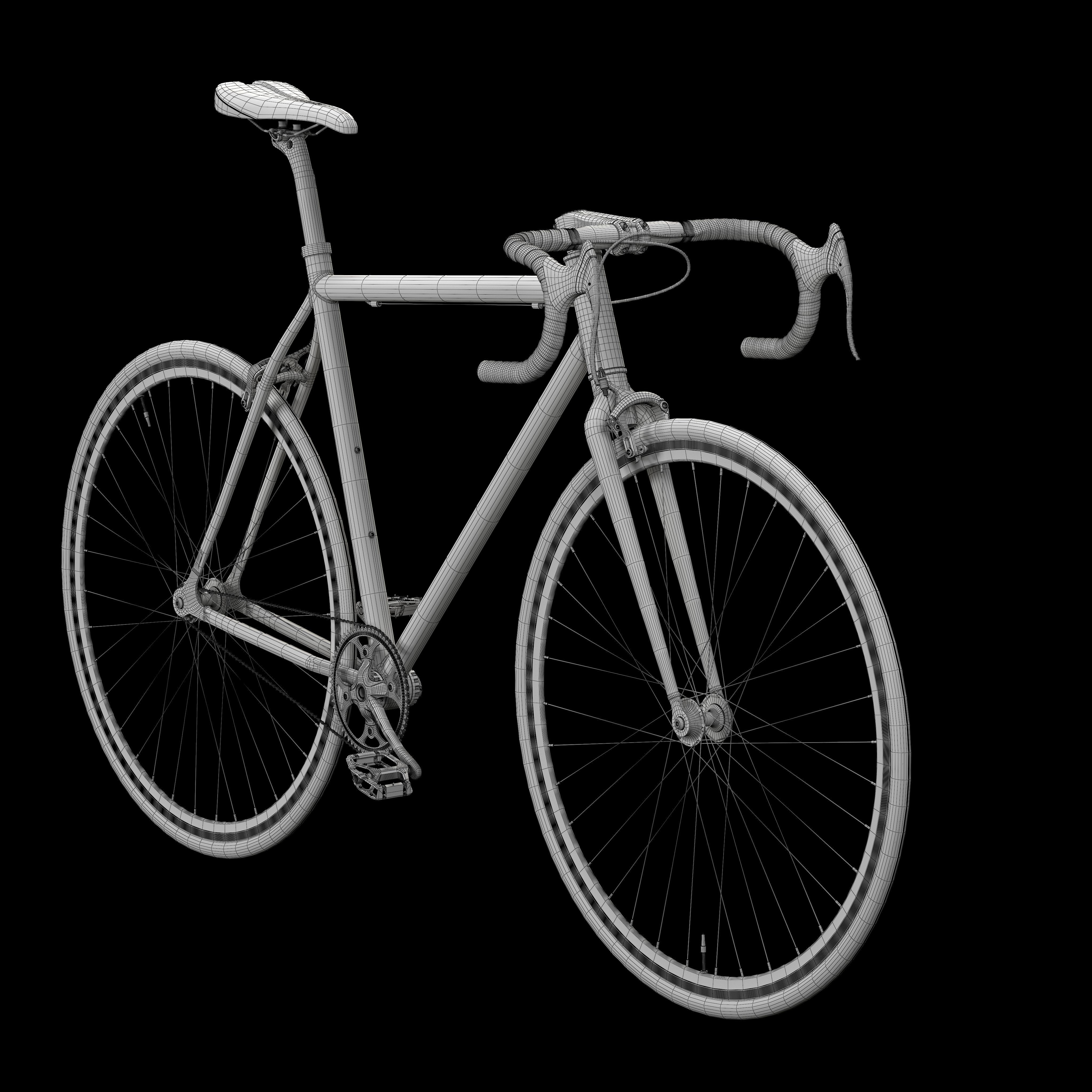 Fixed bike 3D model_54