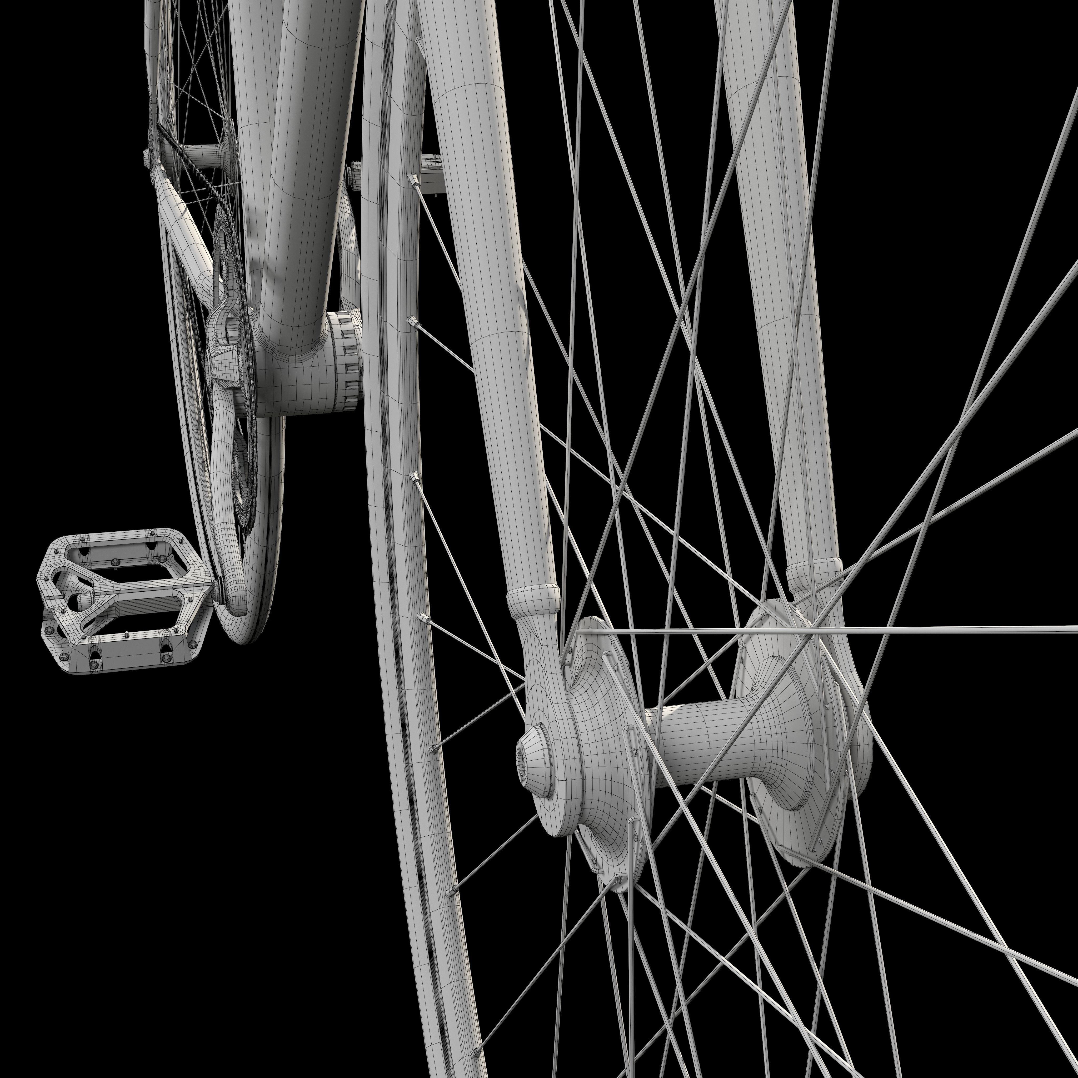 Fixed bike 3D model_105