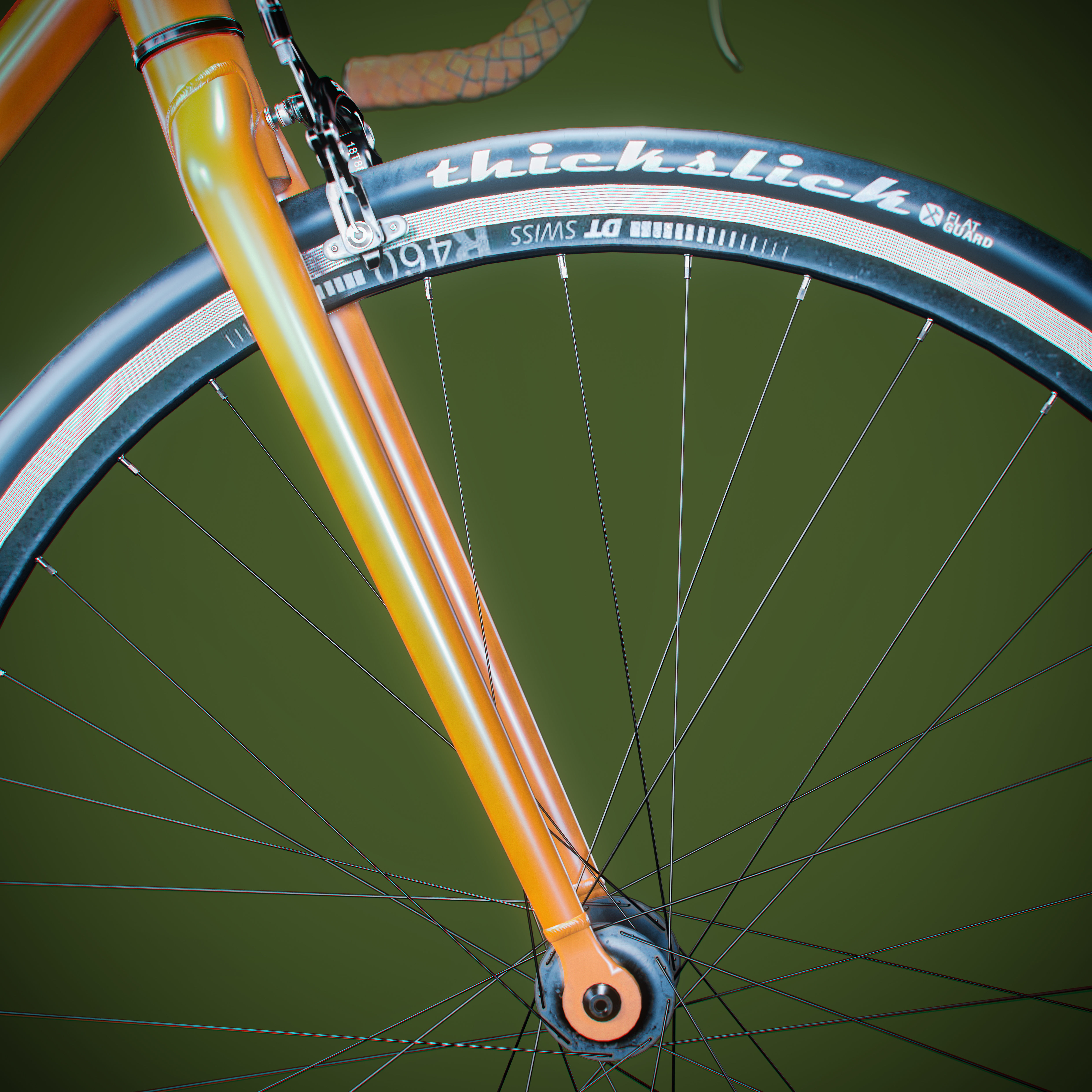 Fixed bike 3D model_10