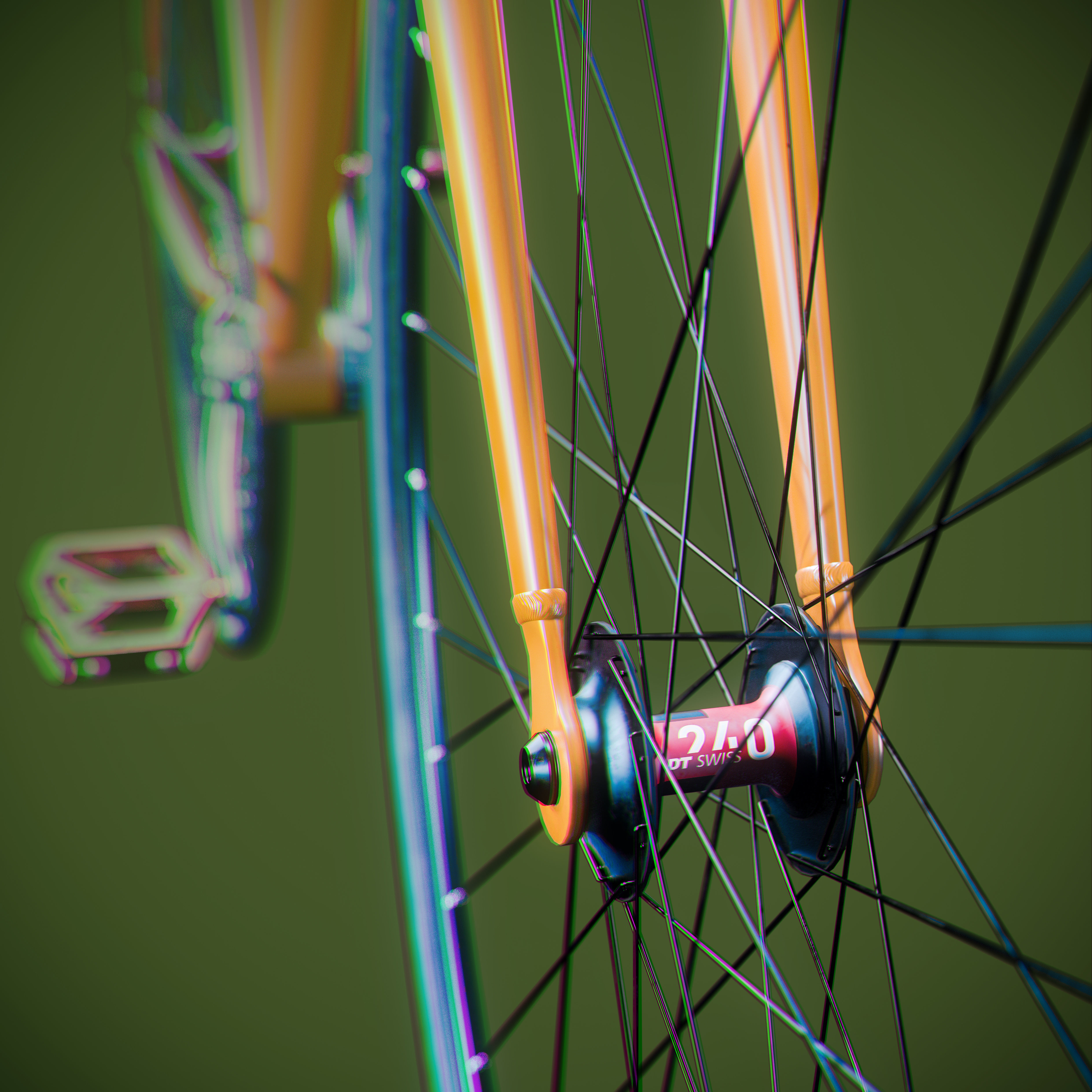 Fixed bike 3D model_16