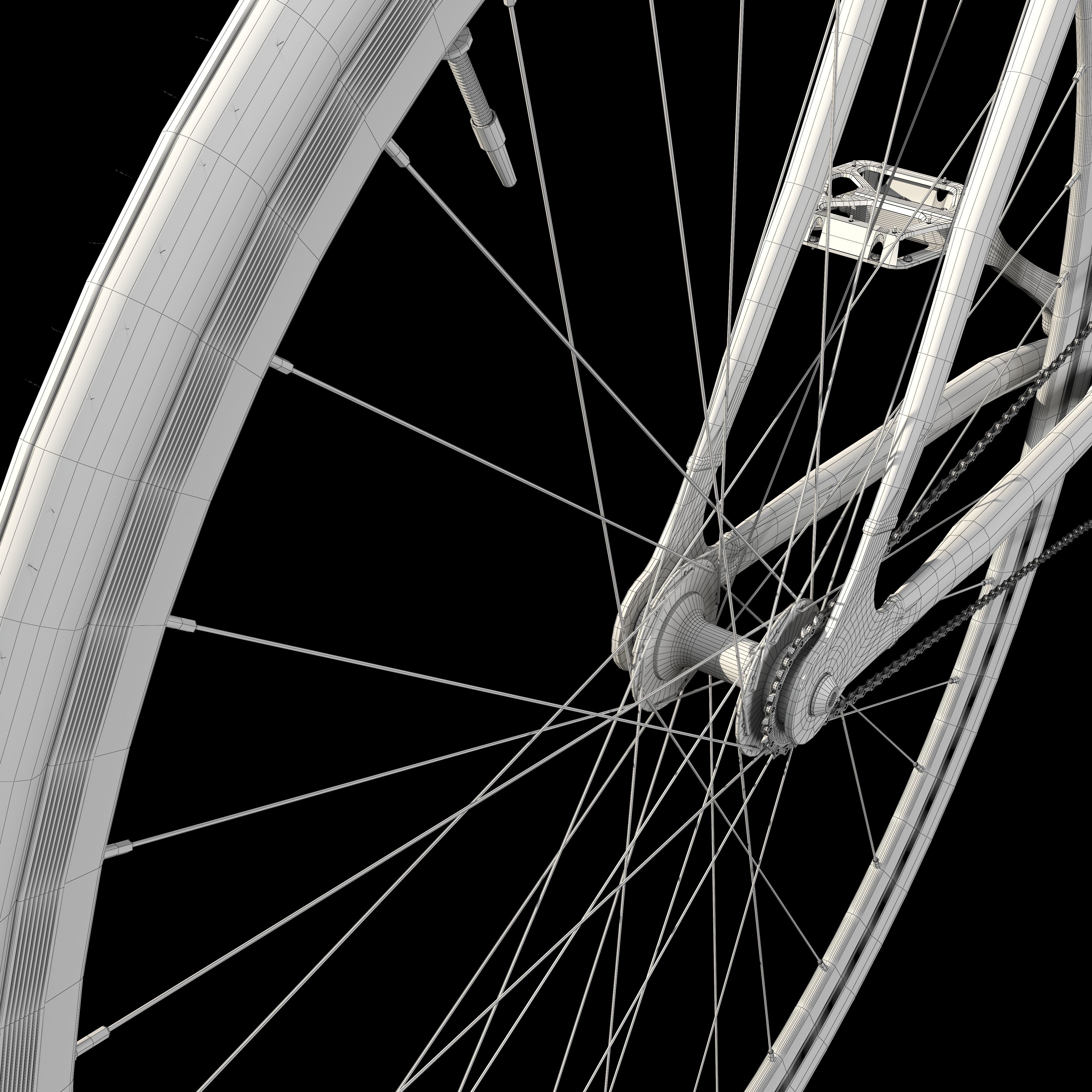 Fixed bike 3D model_102