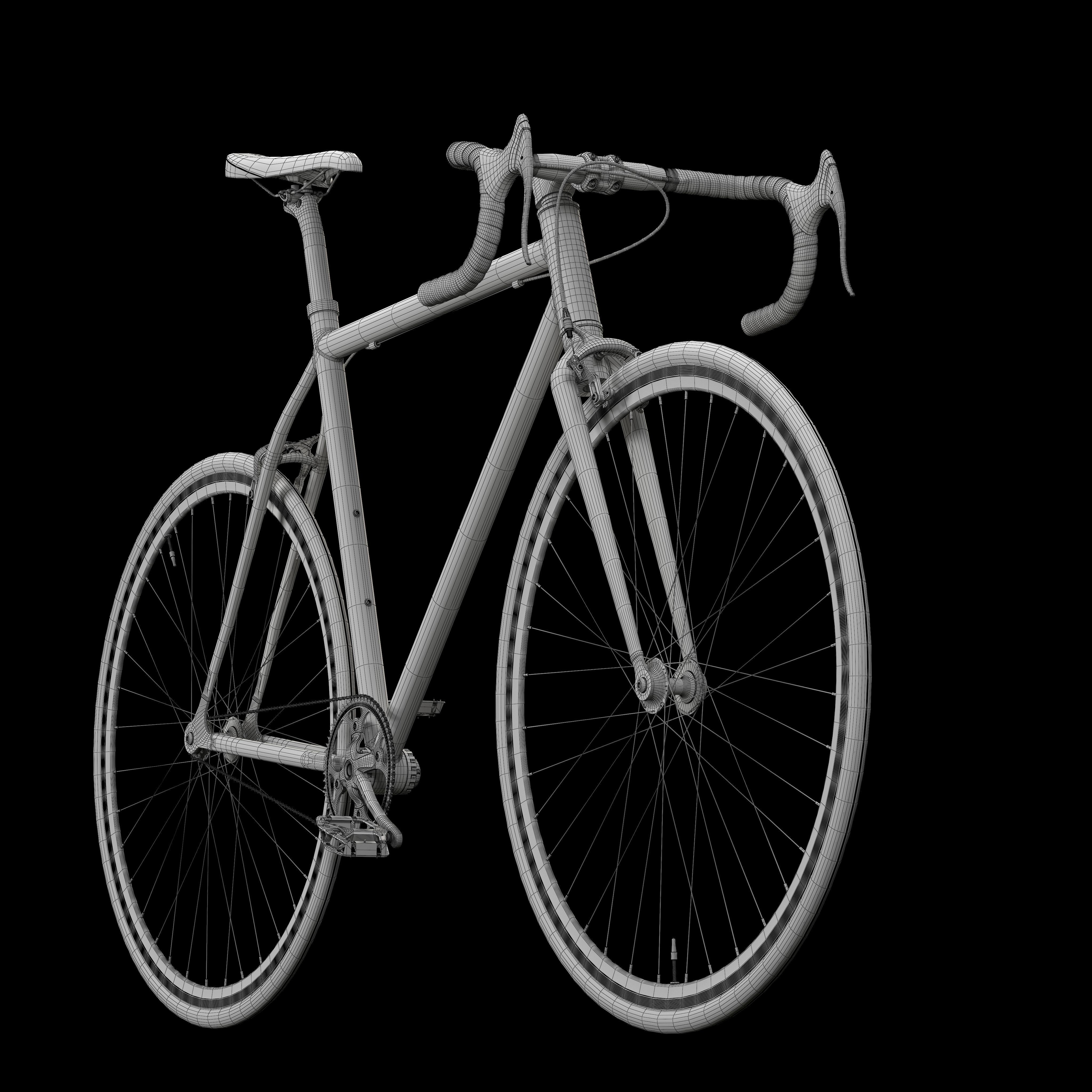 Fixed bike 3D model_91