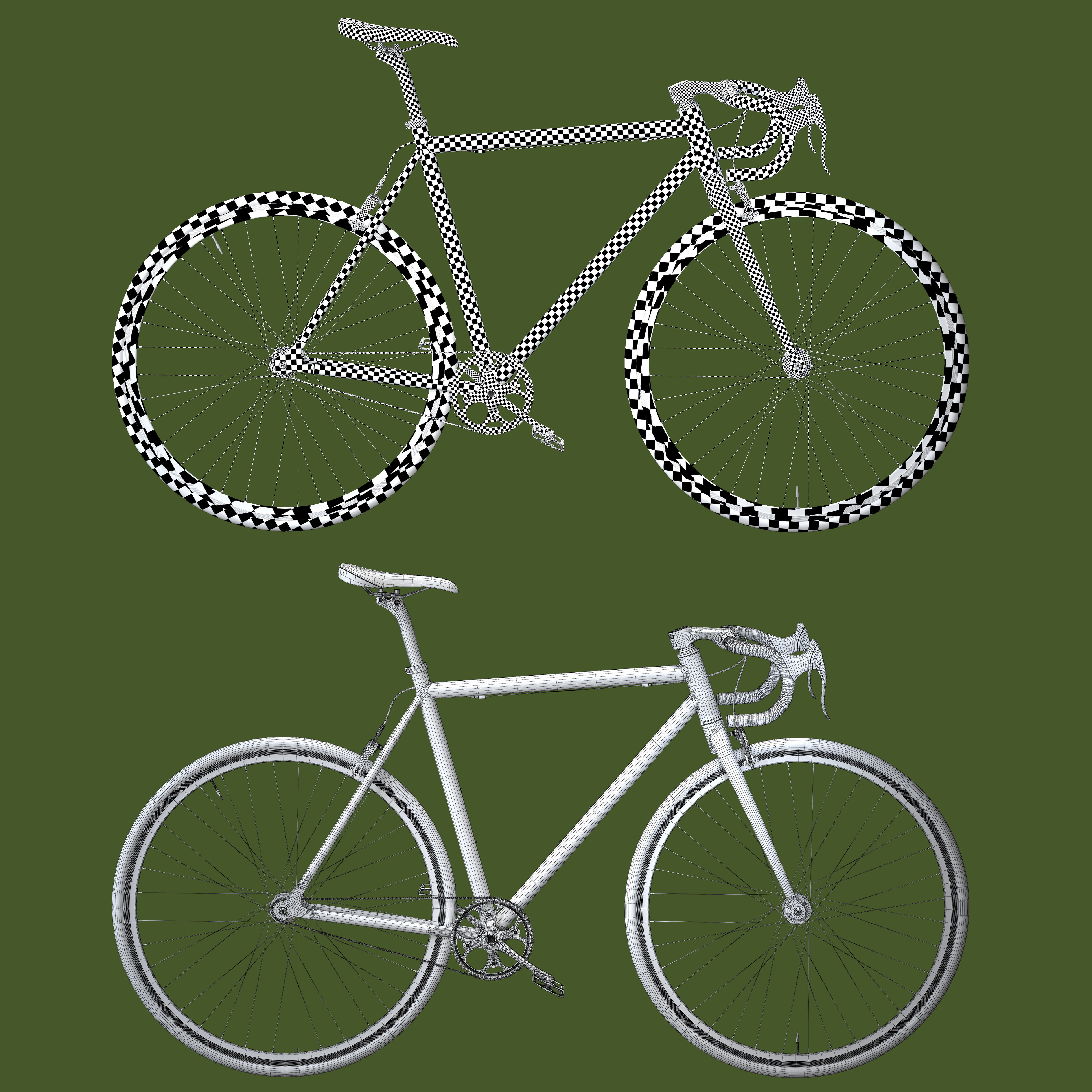 Fixed bike 3D model_19