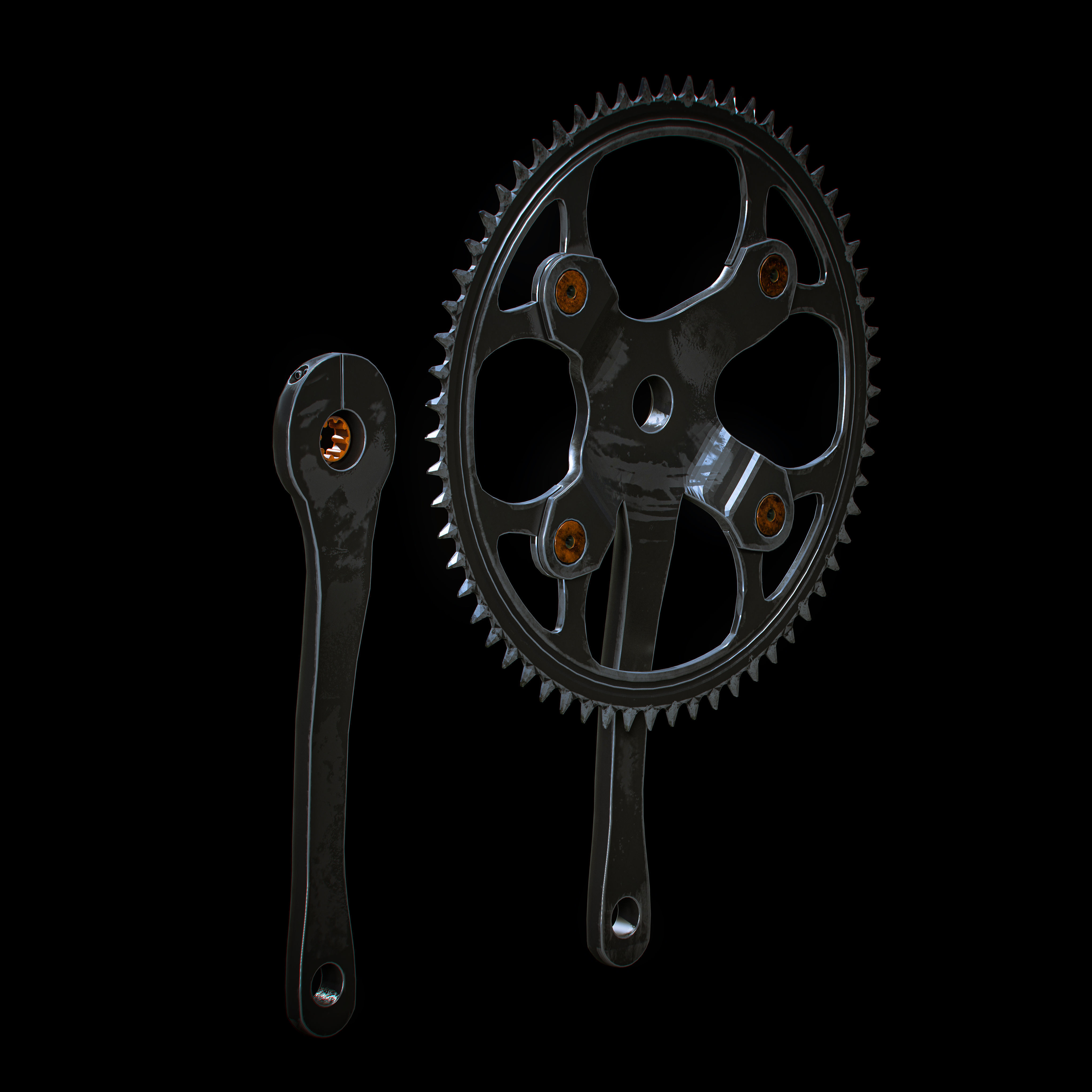Fixed bike 3D model_21