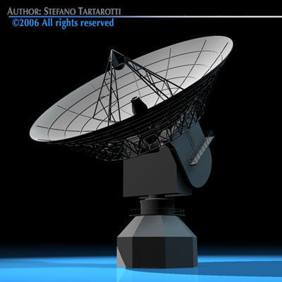 Antenna satellite 3D model_6