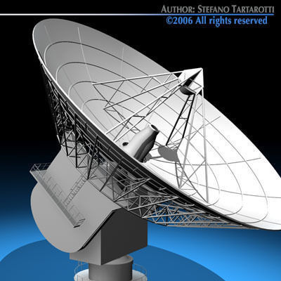 Antenna satellite 3D model_8