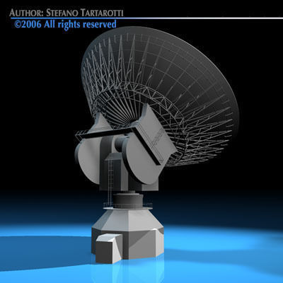 Antenna satellite 3D model_7