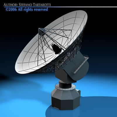 Antenna satellite 3D model_4