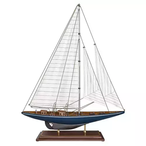 Decorative sailing yacht Velsheda 1933