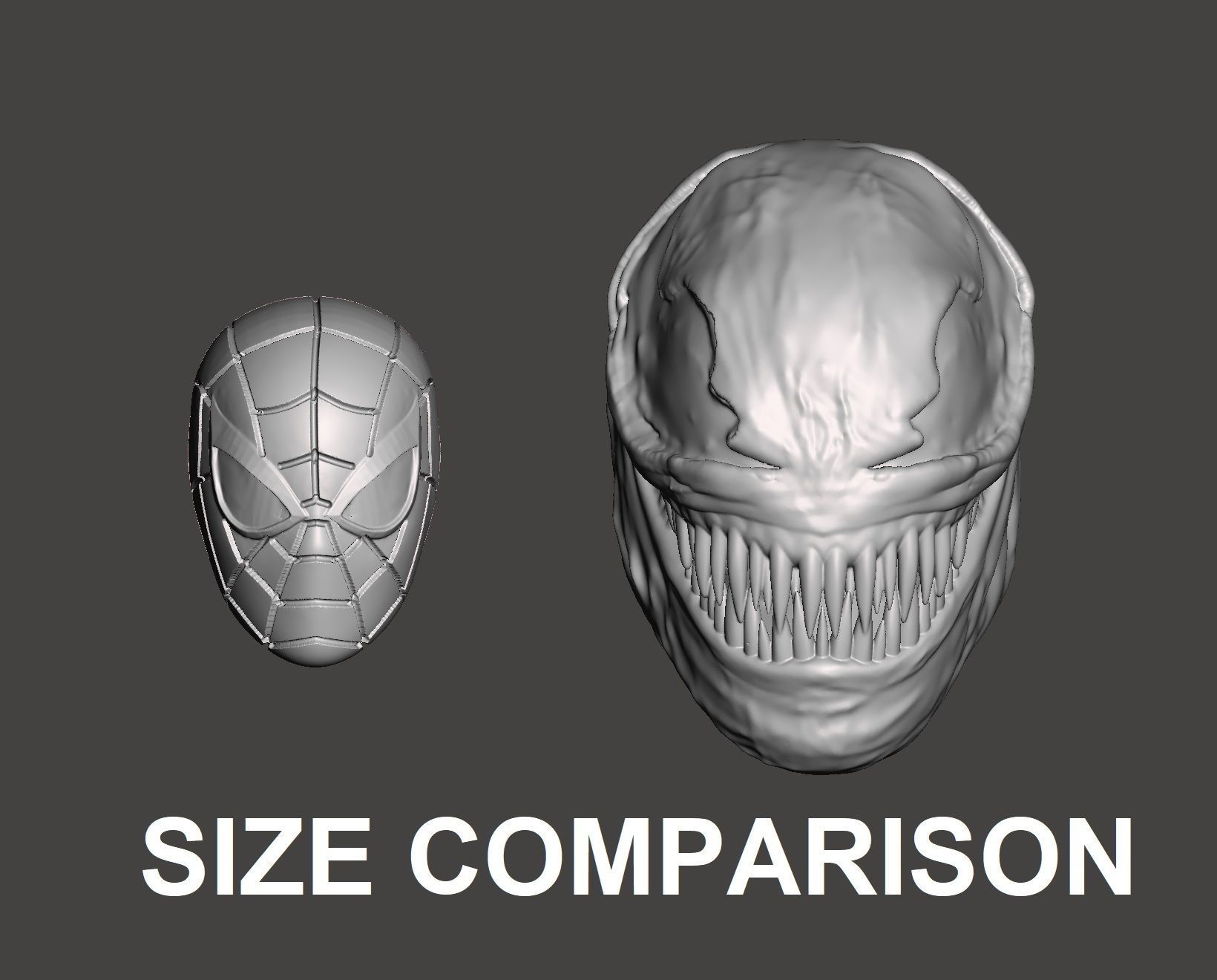 Venom Marvels Spider-Man 2 headsculpt 3D print model_1