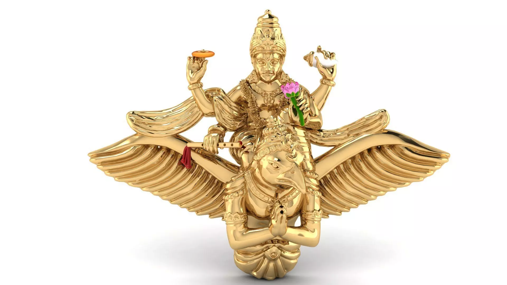 garuda pendent 3D print model 3D print model_0