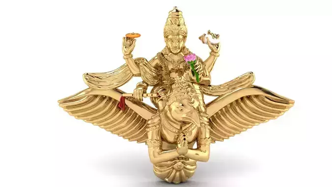 garuda pendent 3D print model