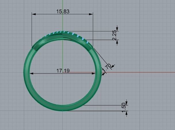 4 ring 3D print model_2