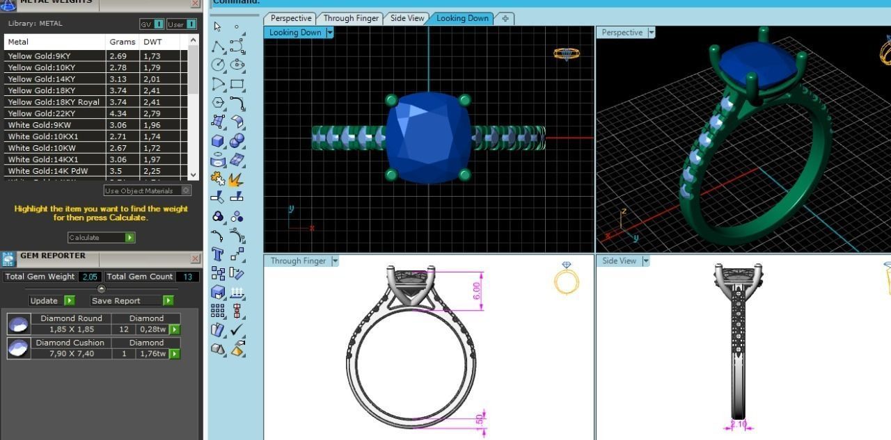 22 ring 3D print model_2