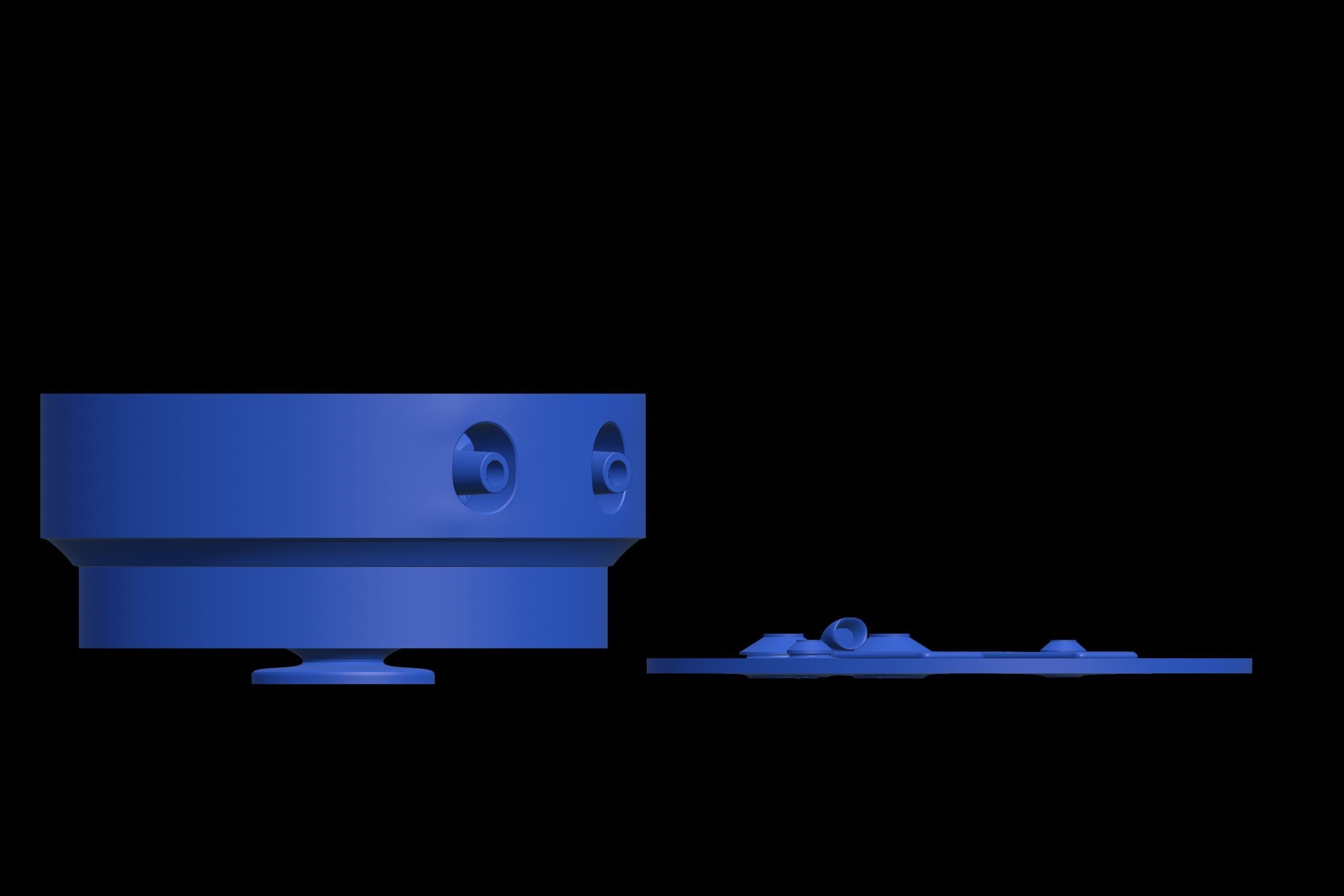 Turret Coles system RML gun 10-inch 18-ton 3D print model_8