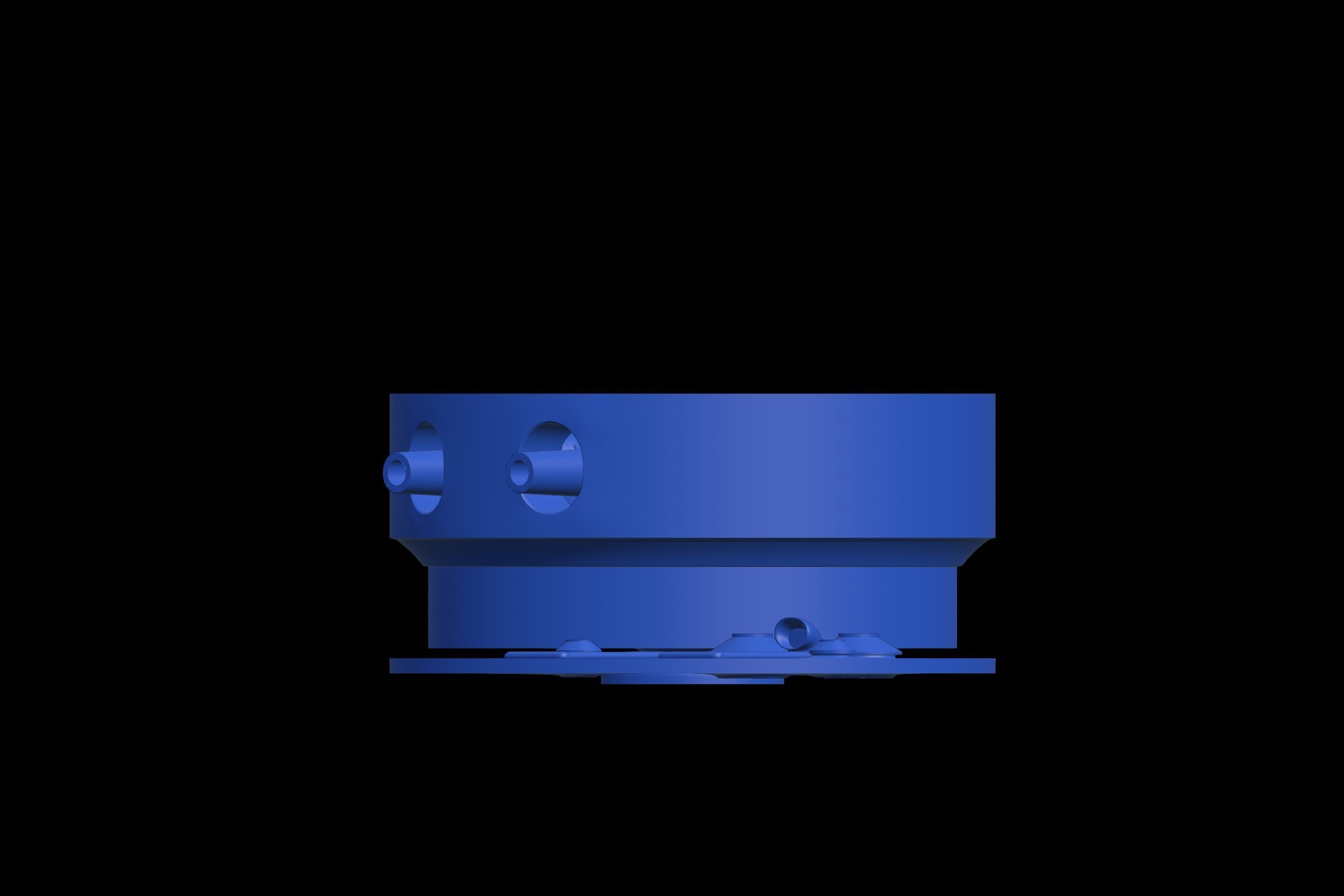 Turret Coles system RML gun 10-inch 18-ton 3D print model_10