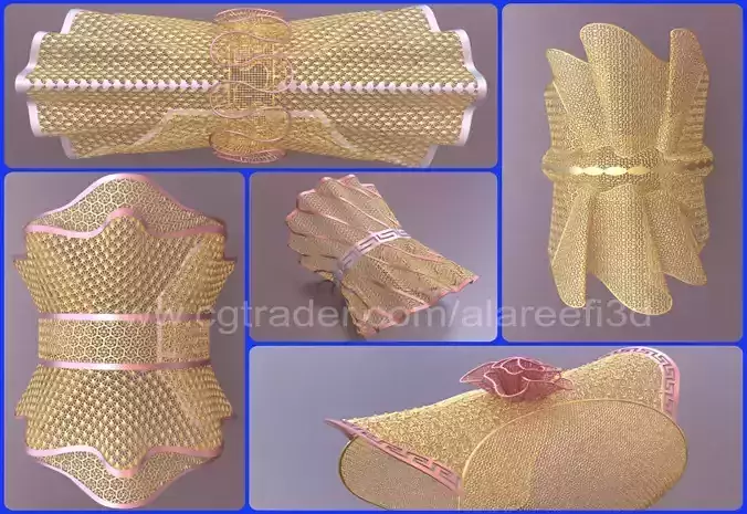  5 Long Turkish Bangles 