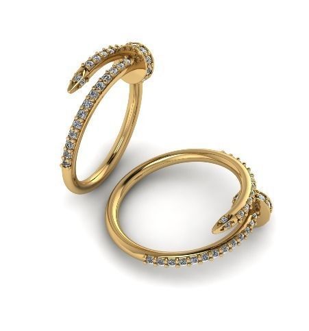 7 cart ring 3D print model_4