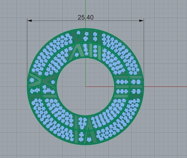 Tiffany Atlas Necklace X Closed Circle Pendant 3D print model_3